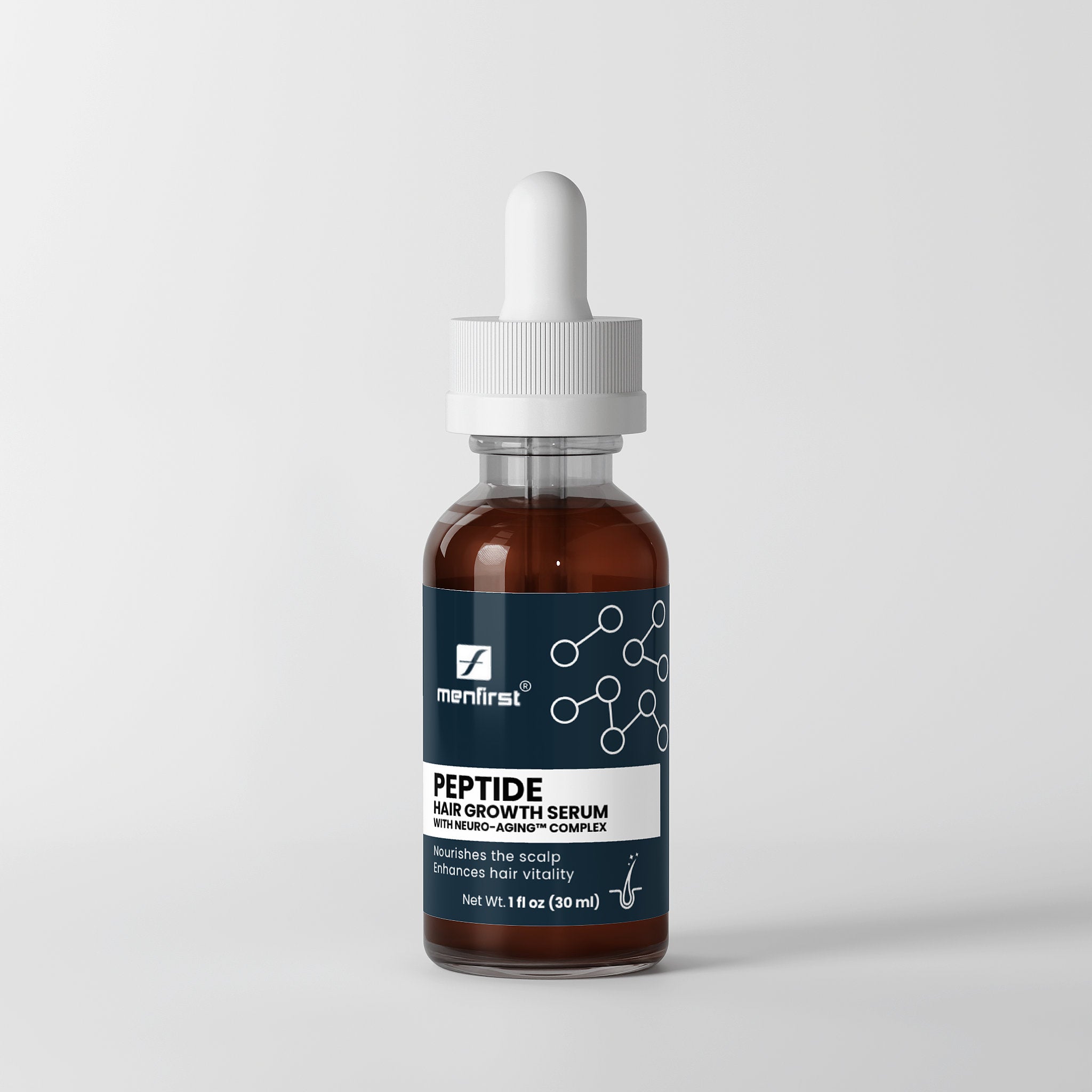 Menfirst - Peptide Hair Growth Serum to nourish and revitalize hair for a fuller, healthier look.