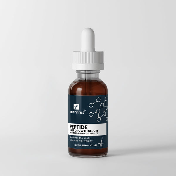 Menfirst - Peptide Hair Growth Serum to nourish and revitalize hair for a fuller, healthier look.