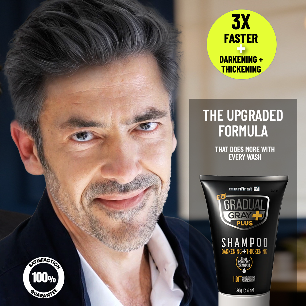 Gradual Gray PLUS Shampoo - Darkening + Thickening - 3x Faster - 1 PACK