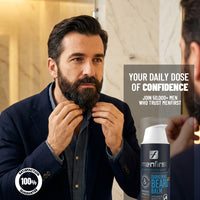 Menfirst - Darkening Beard Balm - Nourishes and Conditions - 1 Pack - 1.1 Oz Each