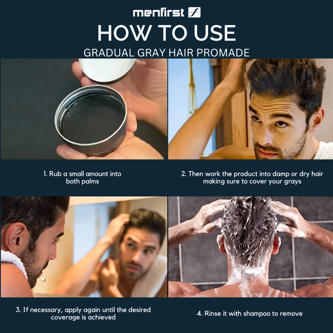 Darkening Hair Pomade for Men- Menfirst