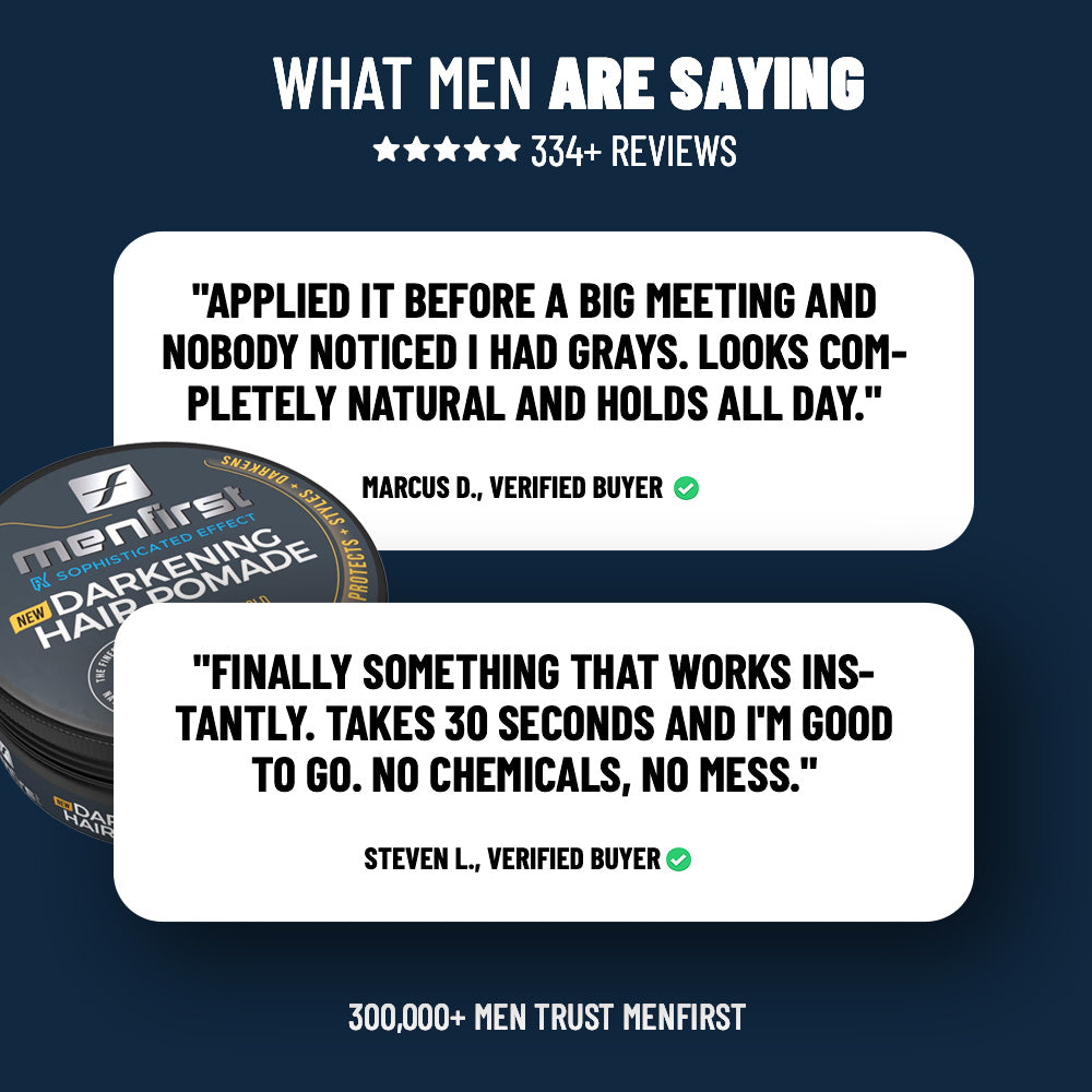 Menfirst -Darkening Hair Pomade for Men