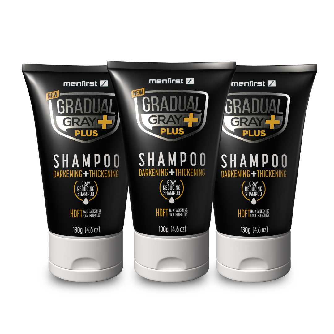 Gradual Gray PLUS Shampoo - Darkening + Thickening - 3x Faster - 1 Pack