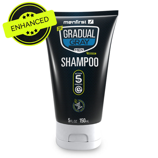 Menfirst Club: Gray Hair Care Made Easy - Monthly Gradual Gray 3-in-1 Shampoo Subscription - Buy and Save!