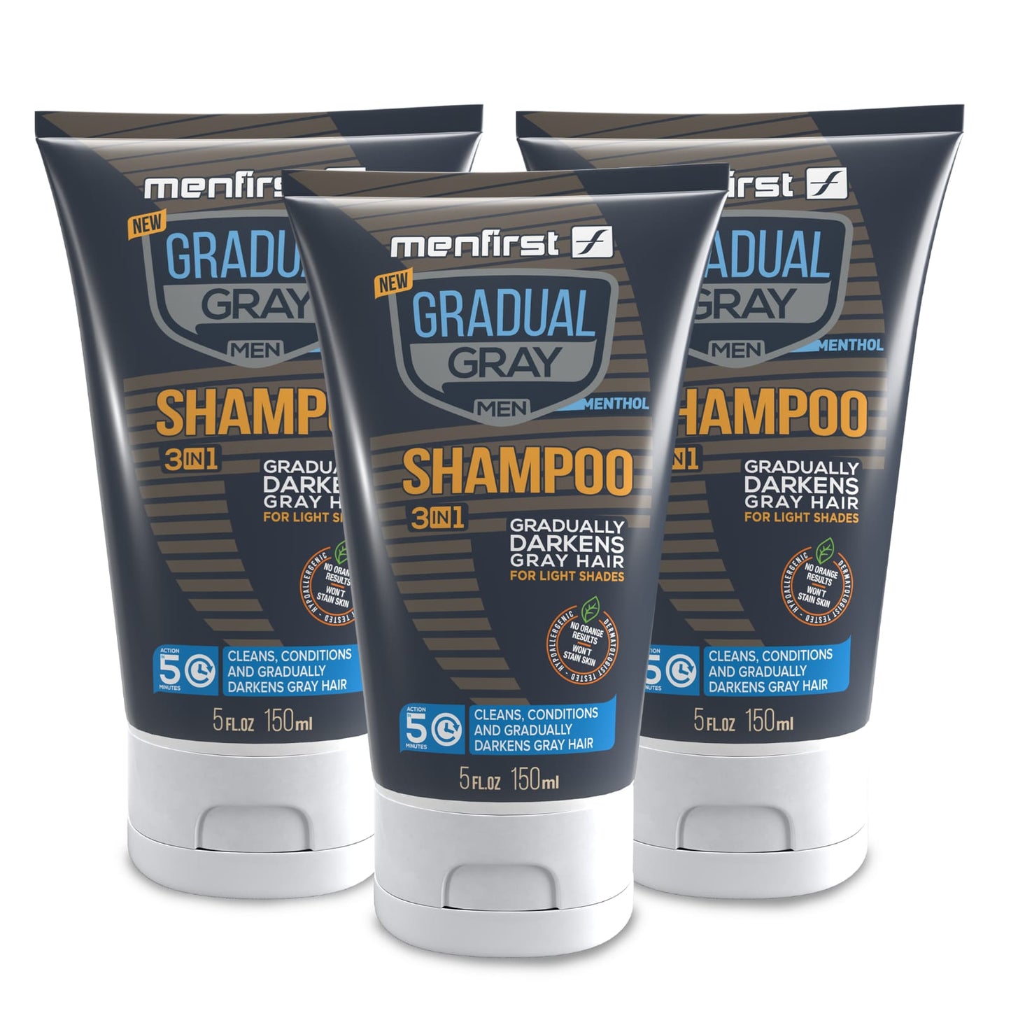 Gradual Gray - 3-in-1 Shampoo- Menfirst