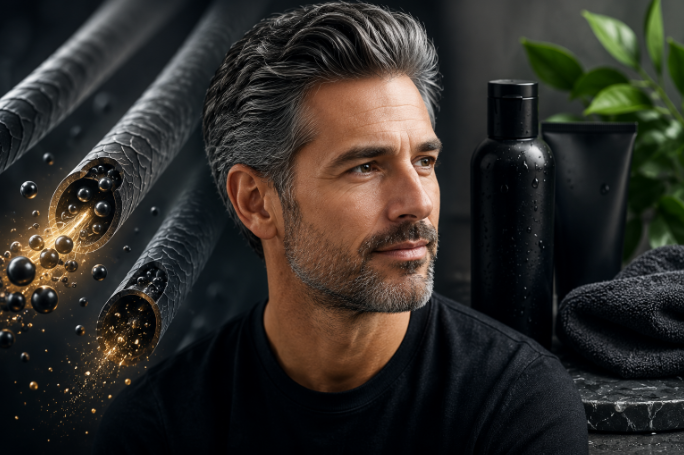 Why Your Hair Really Turned Gray (And How a Shampoo Can Gradually Darken It)