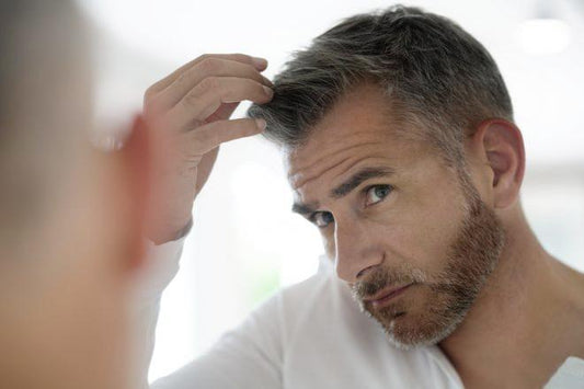 DID YOU KNOW WHITE  OR GRAY HAIR NEEDS MORE Hydration? - Menfirst  - Dye hair for men