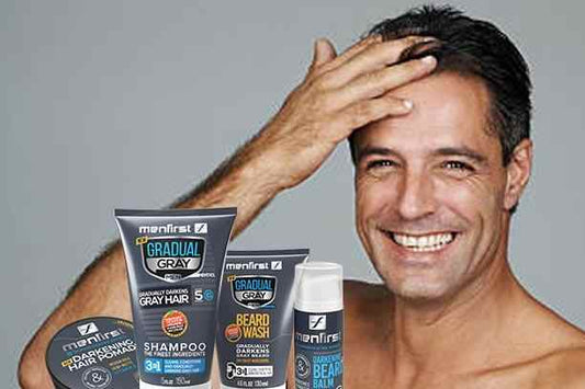 Grooming Your Hair With Menfirst Gradual Gray Hair Products - Menfirst  - Dye hair for men