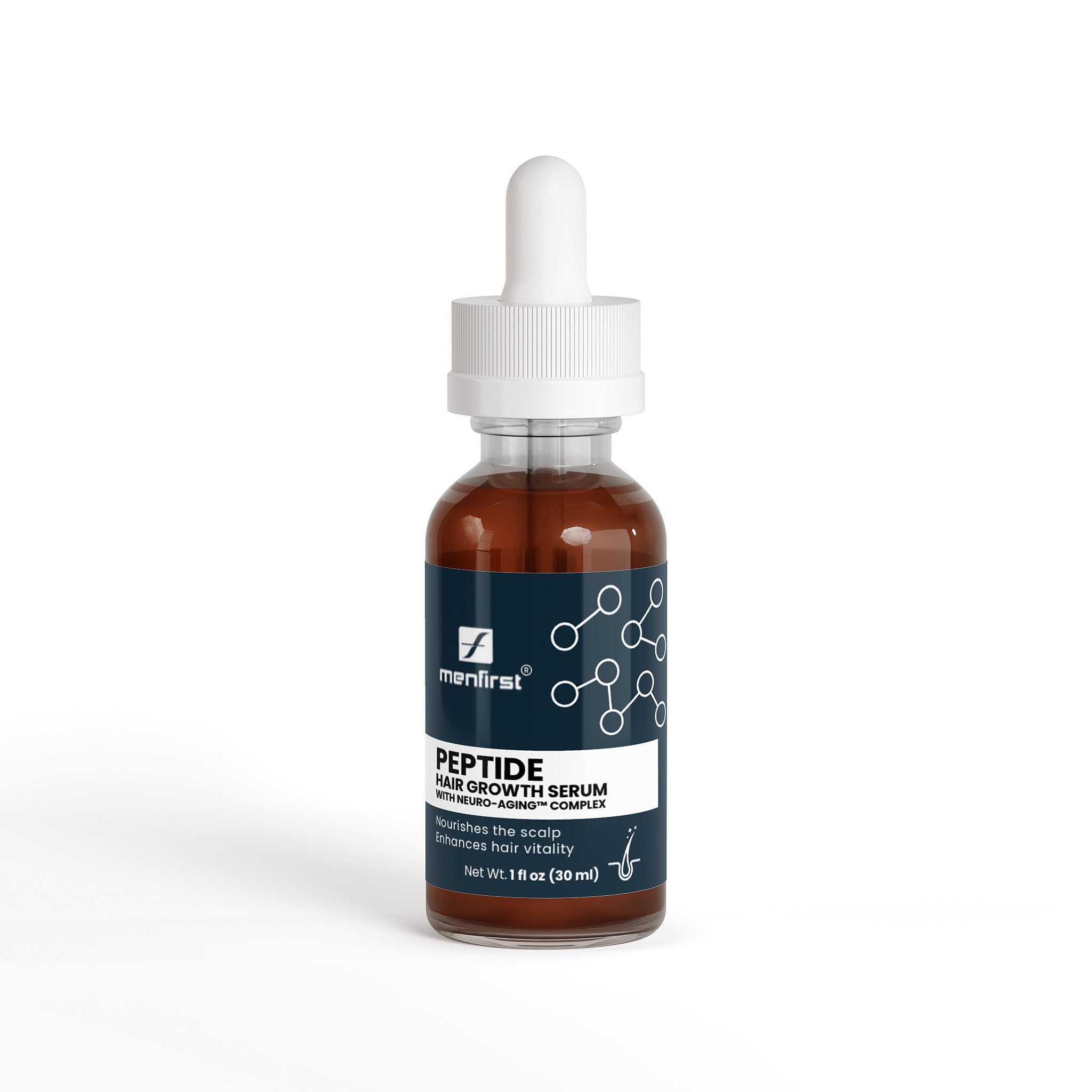 Menfirst - Peptide Hair Growth Serum to nourish and revitalize hair for a fuller, healthier look.