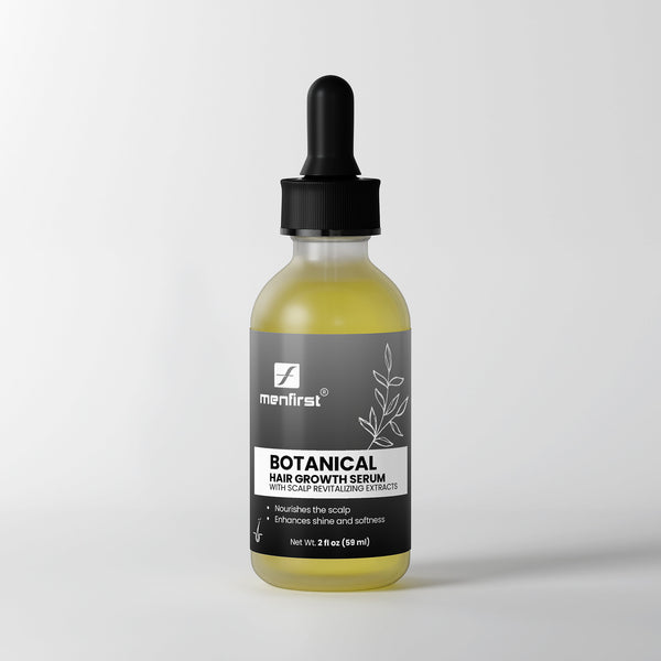 Menfirst – Botanical Hair Growth Serum to boost hair growth and enhance density for a thicker, more vibrant look.