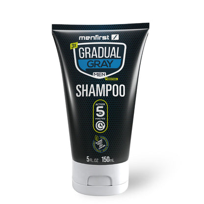 Menfirst Gradual Gray - 3-in-1 Shampoo - Darkening Formula - 1 Pack - 5 Oz Each