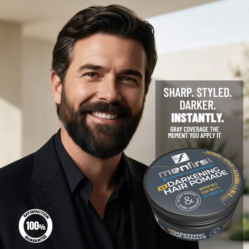 Menfirst -Darkening  Hair Pomade for Men