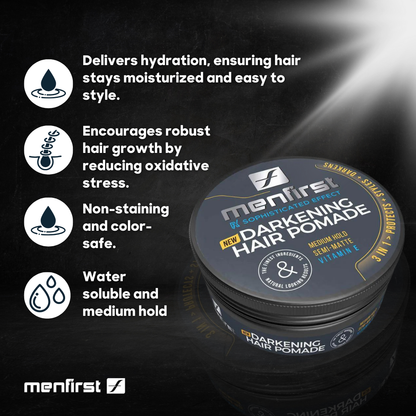 Menfirst - Hair Pomade for Men - 2 Pack