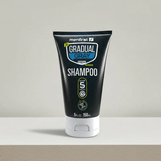 Menfirst Gradual Gray - 3-in-1 Shampoo - Darkening Formula - 1 Pack - 5 Oz Each