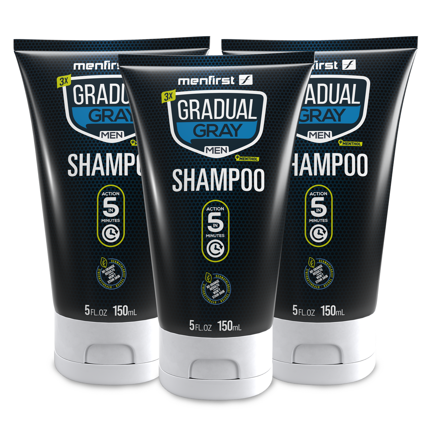 Menfirst Shampoo - 3 Packs (84 Washes)