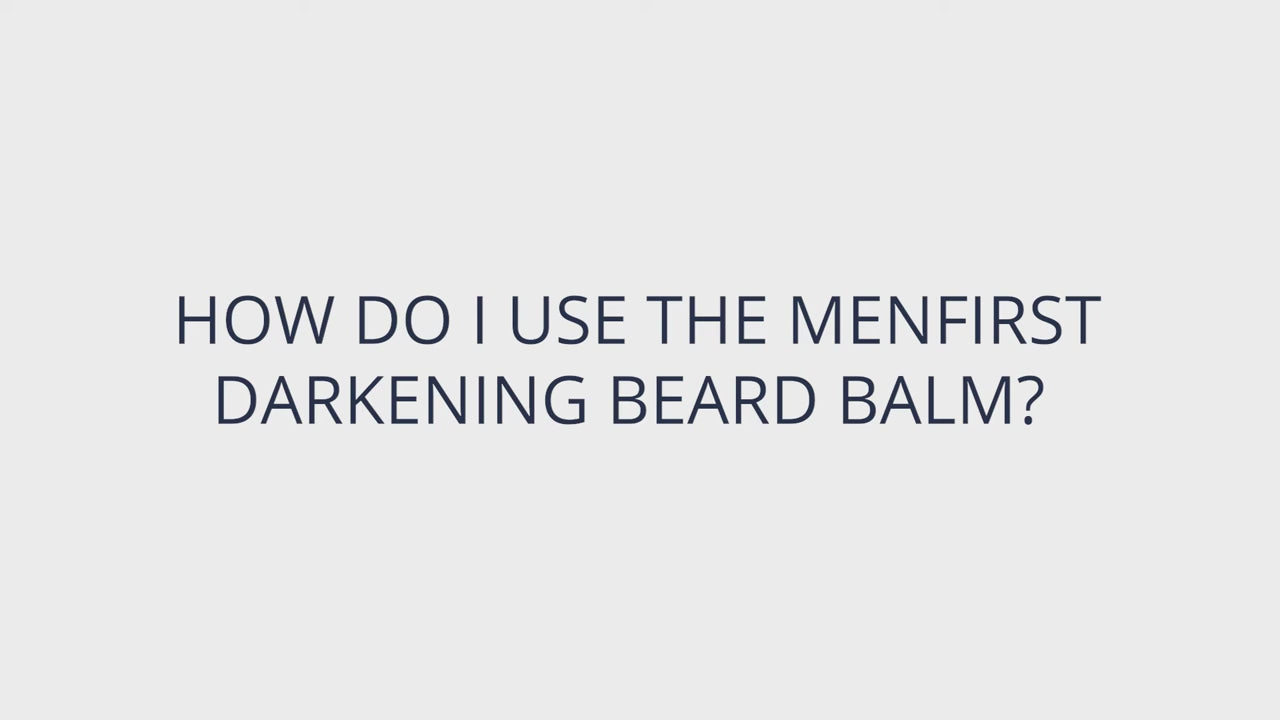 Darkening Beard Balm - Menfirst