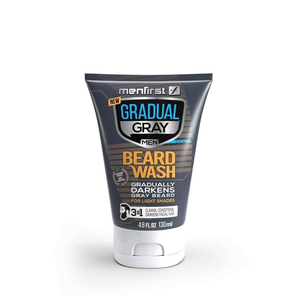 Gradual Gray Darkening Beard Wash - Menfirst - Dye hair