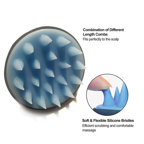 Menfirst Shampoo Brush Soft & Flexible Silicone Bristle - Menfirst - Dye hair